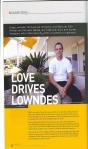 Lifestyle Investor Magazine Vol1.2 Cover Story 'Love Drives Lowndes' Page 1 | © Tricia Leanne Snell